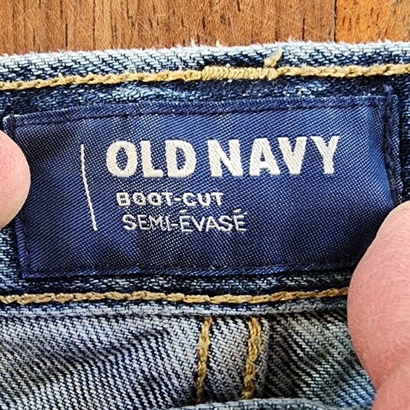 Old Navy Light Wash Boot-Cut Jeans Size 12 - Picture 9 of 16